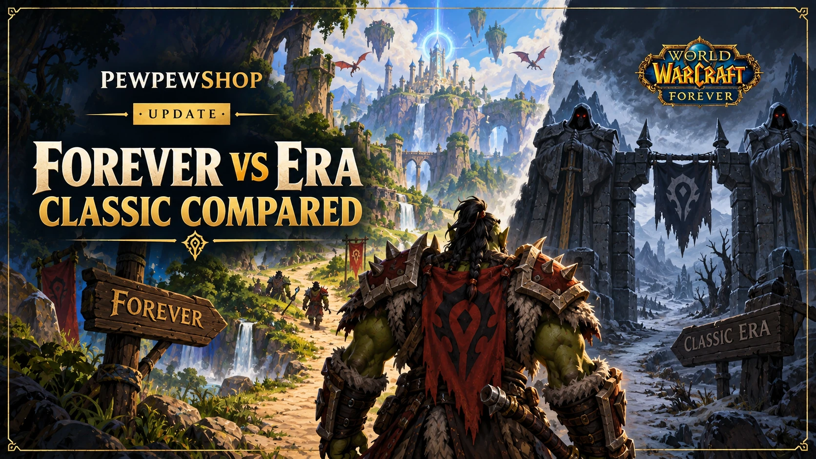 WoW: Forever vs Classic Era — What Actually Changes — PEWPEWSHOP boosting guide