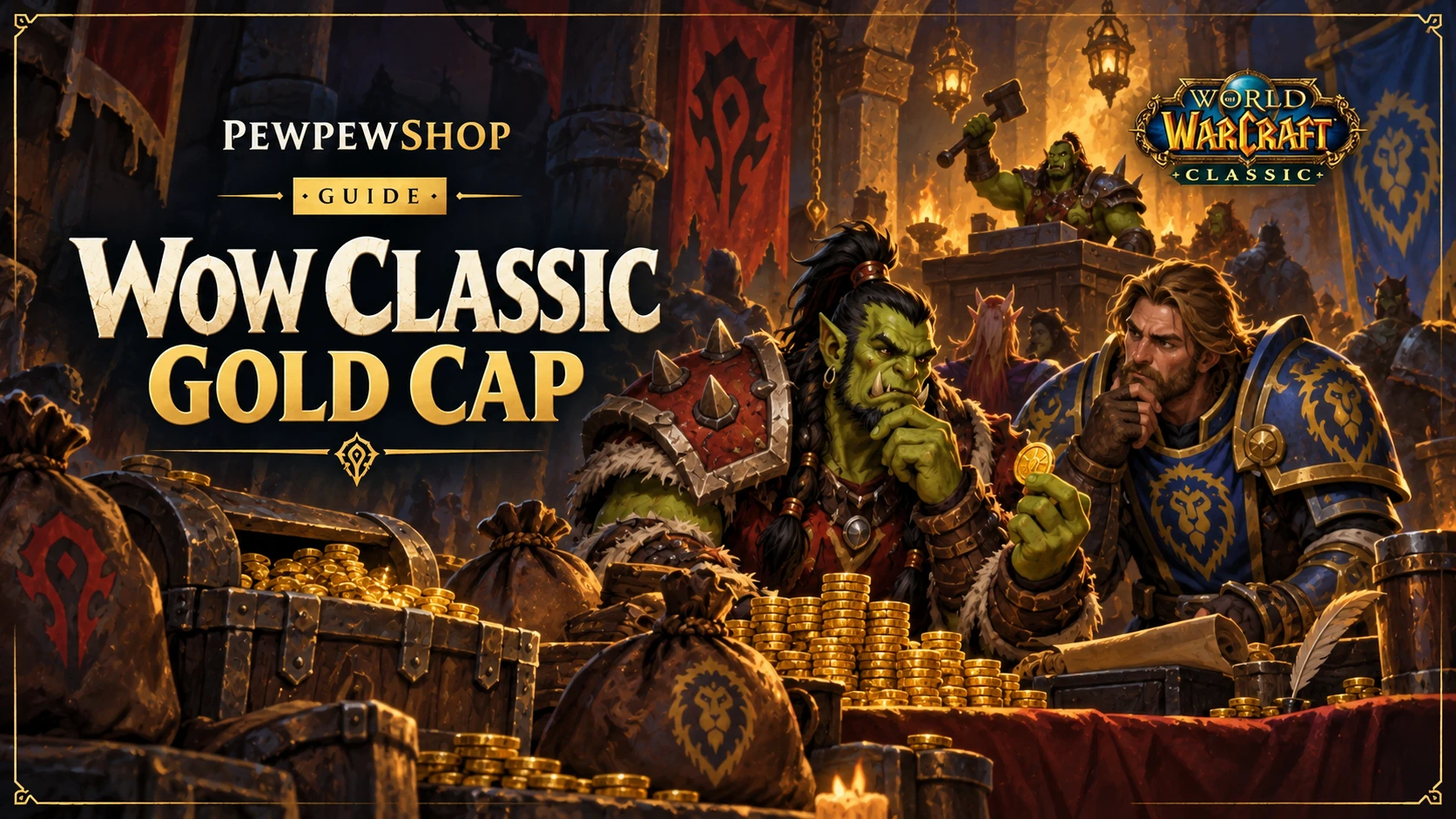 WoW Classic Gold Cap: How Much Gold Can You Hold? — PEWPEWSHOP boosting guide