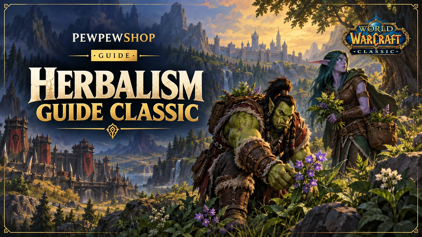 Herbalism Guide Classic in WoW — PEWPEWSHOP boosting guide