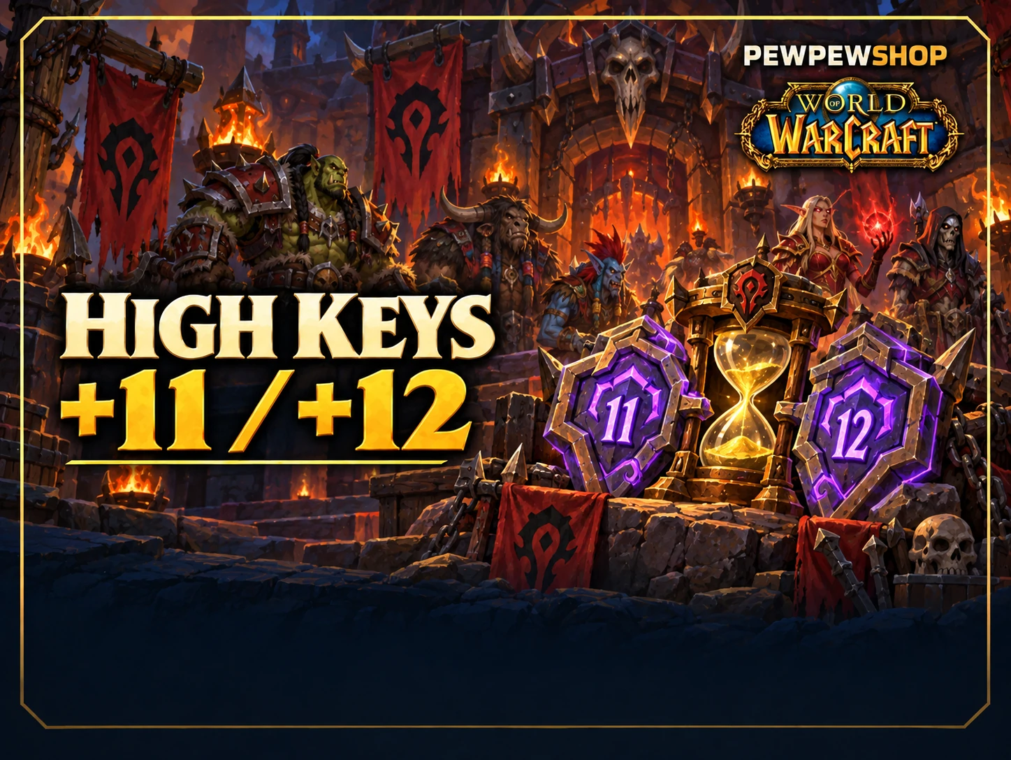 High Keystone Boost — +11 and +12 Timed Runs — boost