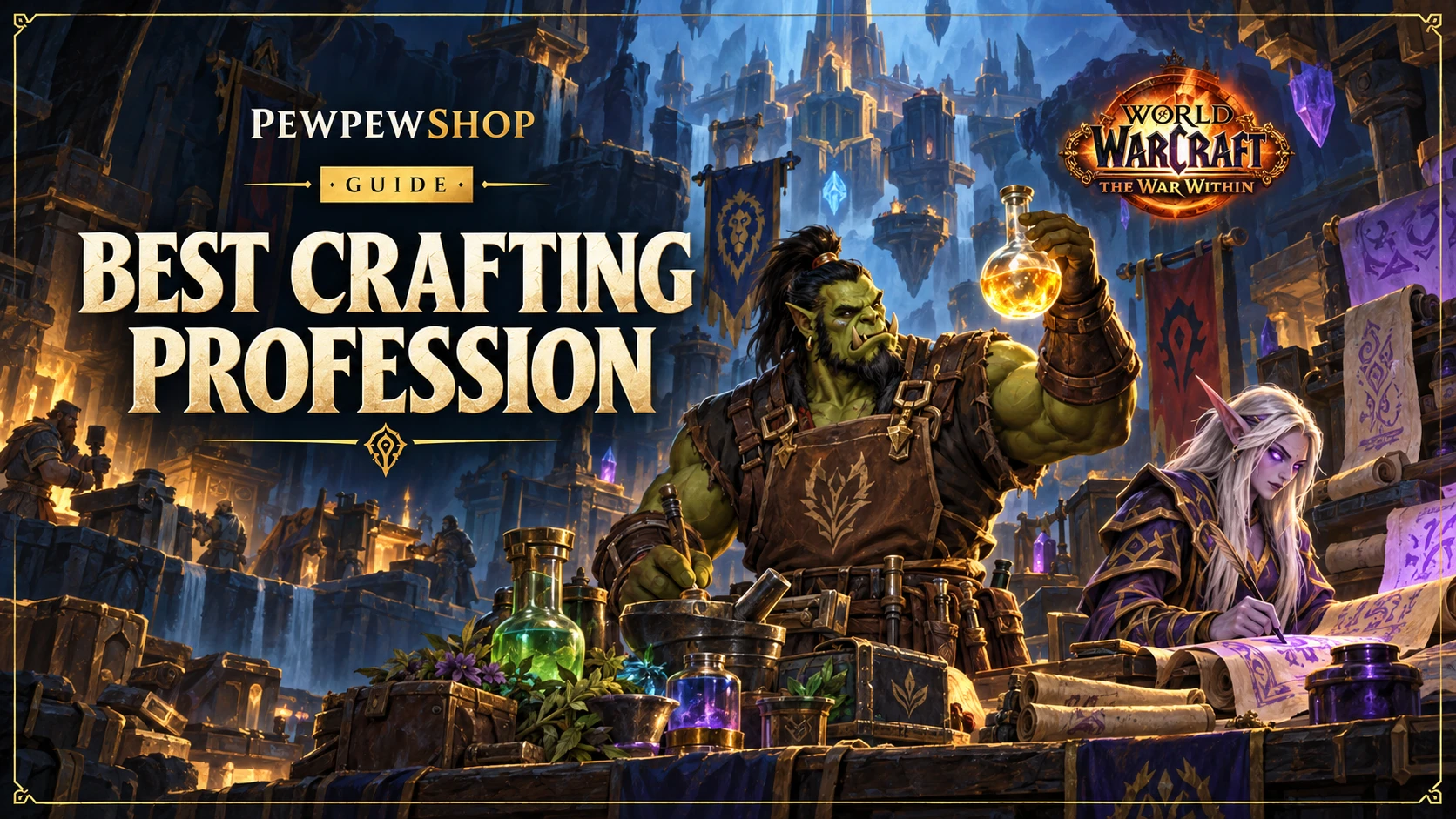 Which Crafting Profession Makes the Most Gold in The War Within — PEWPEWSHOP boosting guide