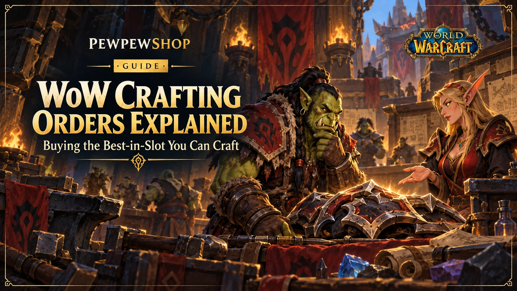 WoW Crafting Orders Explained: Buying the Best-in-Slot You Can Craft — PEWPEWSHOP boosting guide