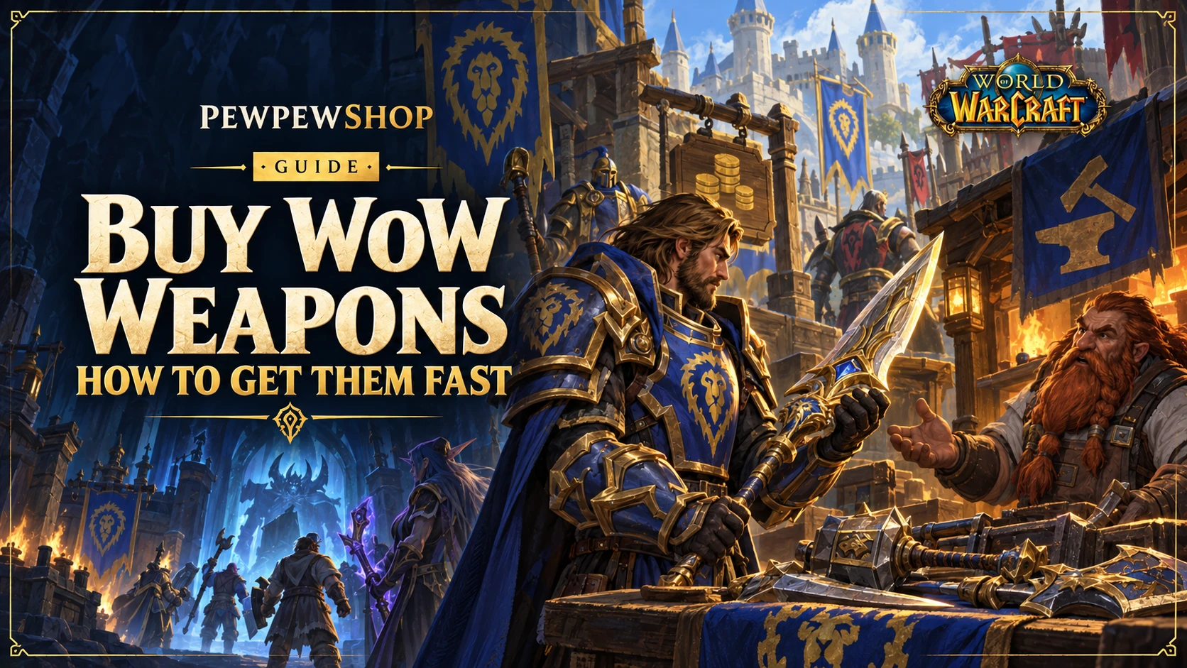 Buy WoW Weapons: How to Get Them Fast — PEWPEWSHOP boosting guide