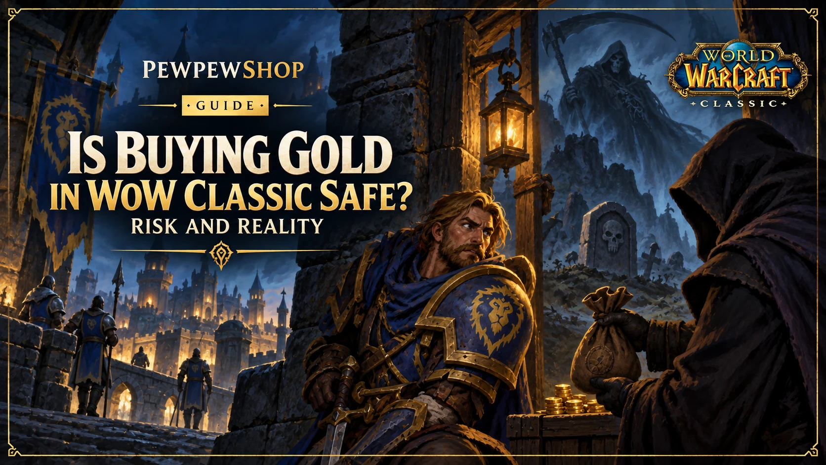 Is Buying Gold in WoW Classic Hardcore Safe? Risk and Reality — PEWPEWSHOP boosting guide