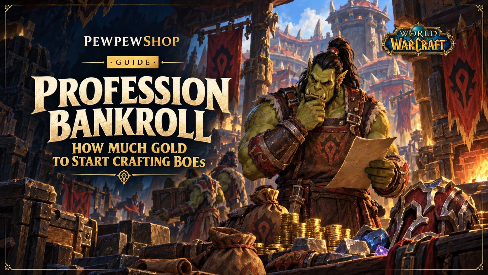 Profession Bankroll: How Much Gold to Start Crafting BoEs — PEWPEWSHOP boosting guide