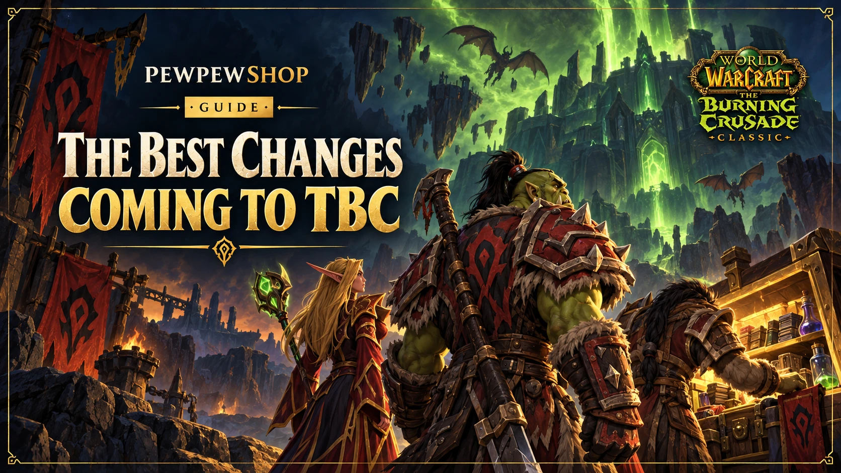 TBC Anniversary Changes: Account-Wide Attunements, Guild Bank, Quality of Life