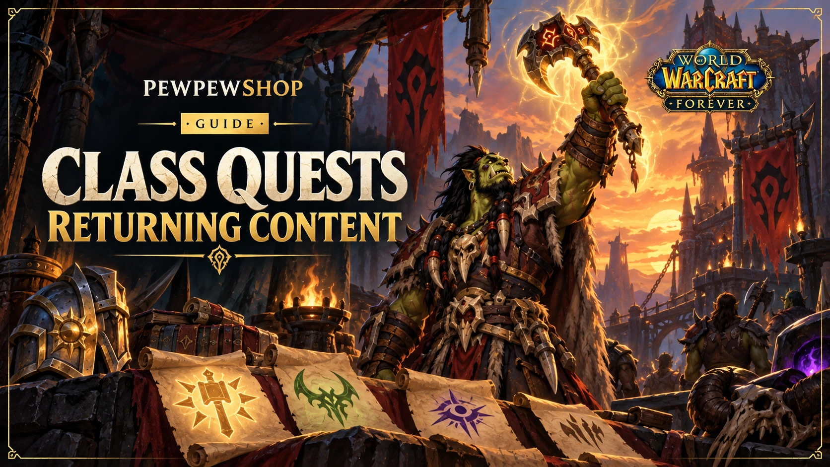 Do Season of Discovery Class Quests Return in WoW: Forever? — PEWPEWSHOP boosting guide