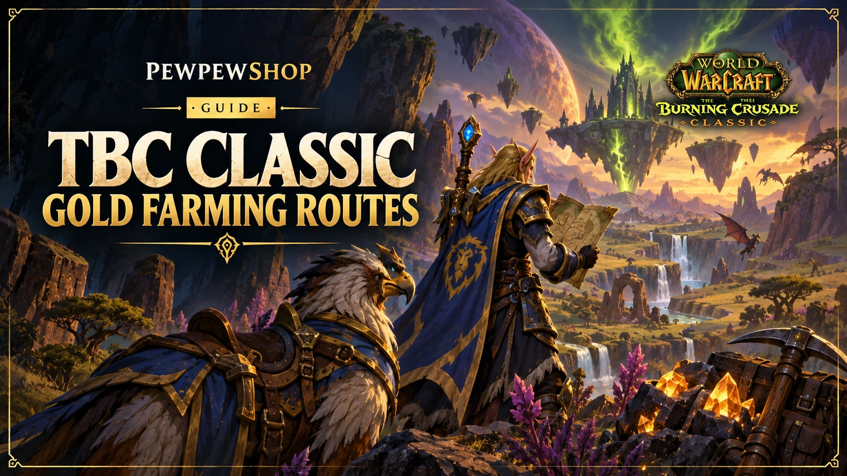 TBC Classic Gold Farming Routes That Still Print Gold in 2026 — PEWPEWSHOP boosting guide
