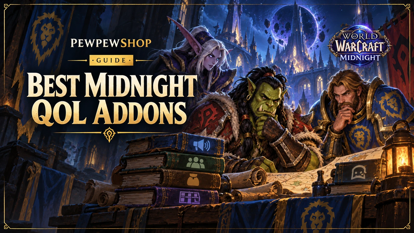 Best WoW Midnight Quality-of-Life Addons to Install First — PEWPEWSHOP boosting guide