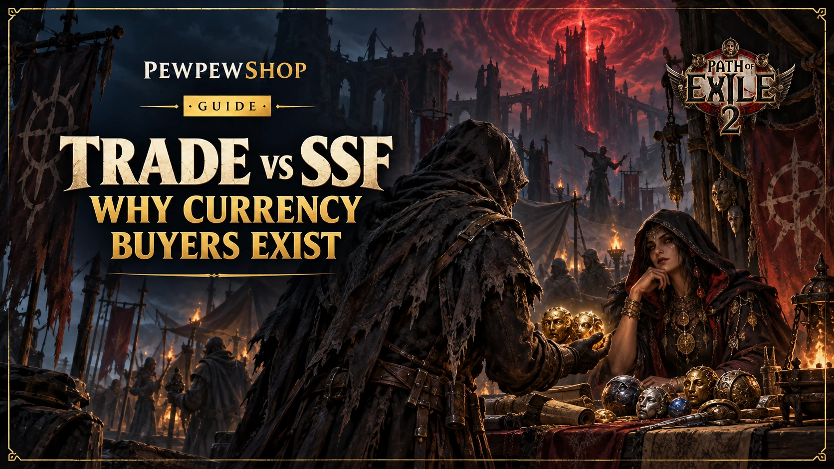 Path of Exile 2 Trade vs SSF: Why Currency Buyers Exist — PEWPEWSHOP boosting guide