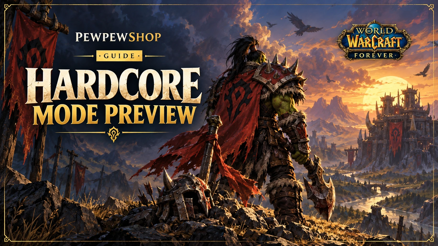 Hardcore in WoW: Forever — What Has Been Announced — PEWPEWSHOP boosting guide