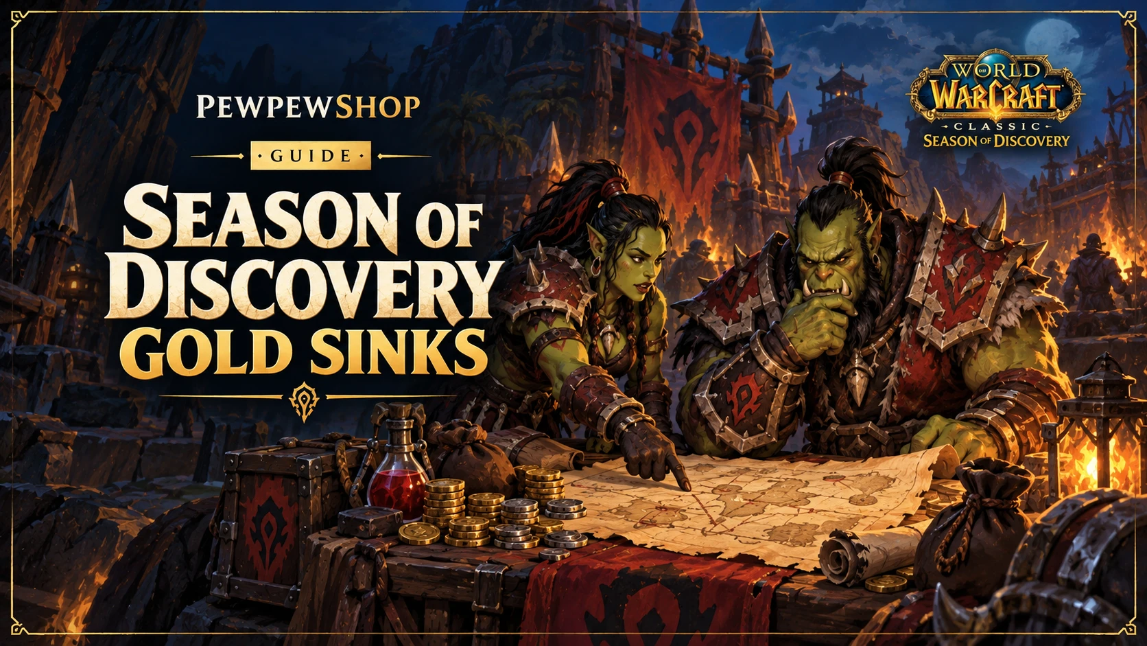 Season of Discovery Gold Sinks: A Realistic Budget Per Phase — PEWPEWSHOP boosting guide