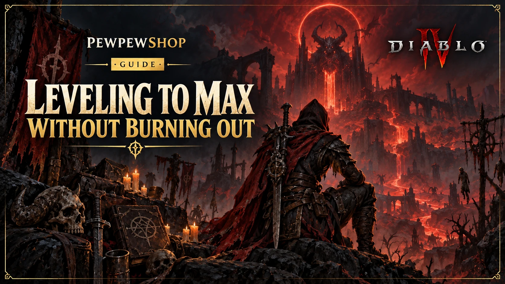 Leveling to Max in Diablo 4 Without Burning Out — PEWPEWSHOP boosting guide