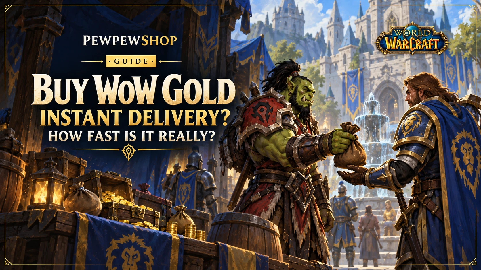 Buy WoW Gold Instant Delivery: How Fast Is It Really? — PEWPEWSHOP boosting guide