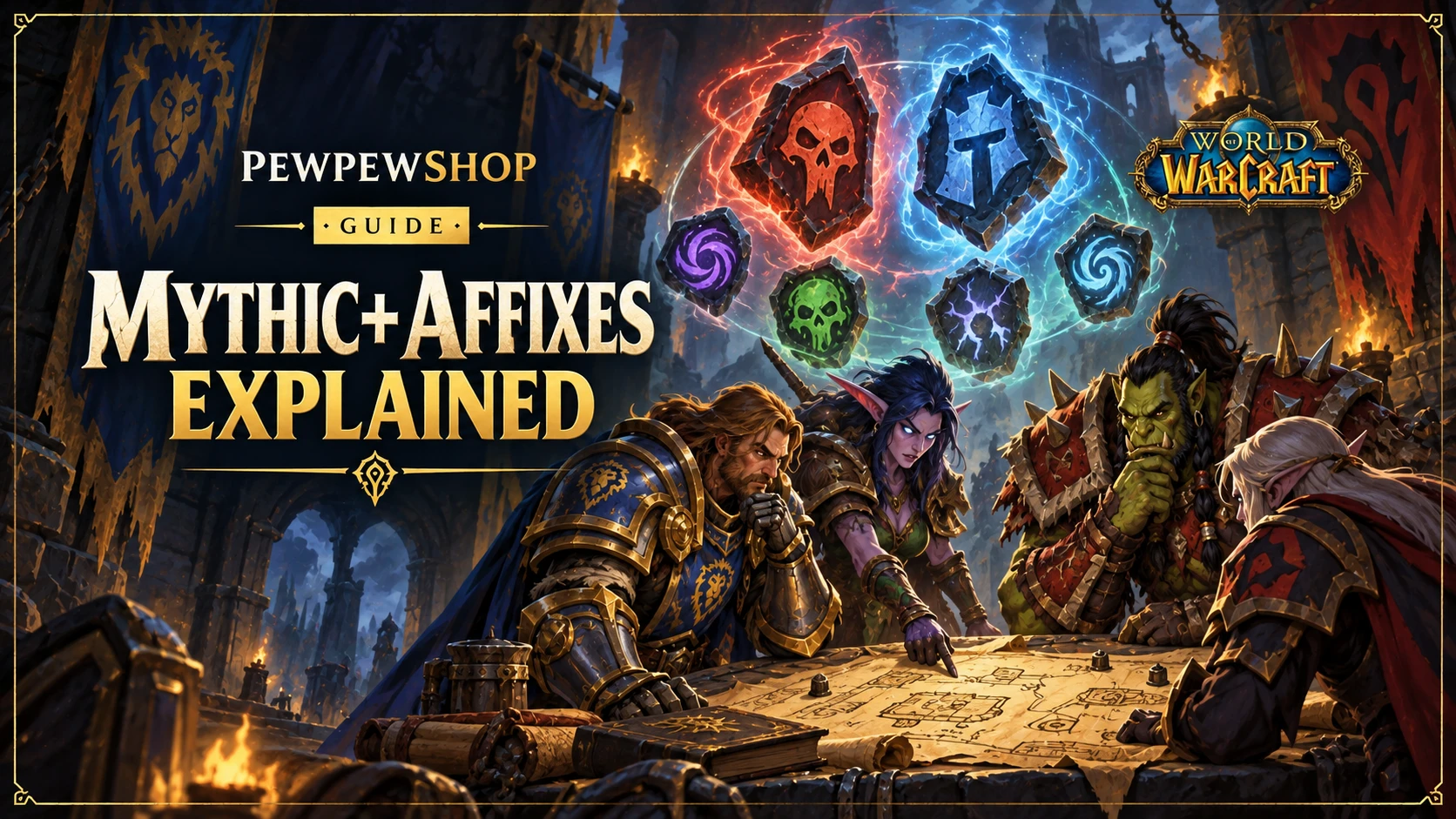 Mythic+ Affixes Explained: Reading the Weekly Rotation Like a Pro — PEWPEWSHOP boosting guide