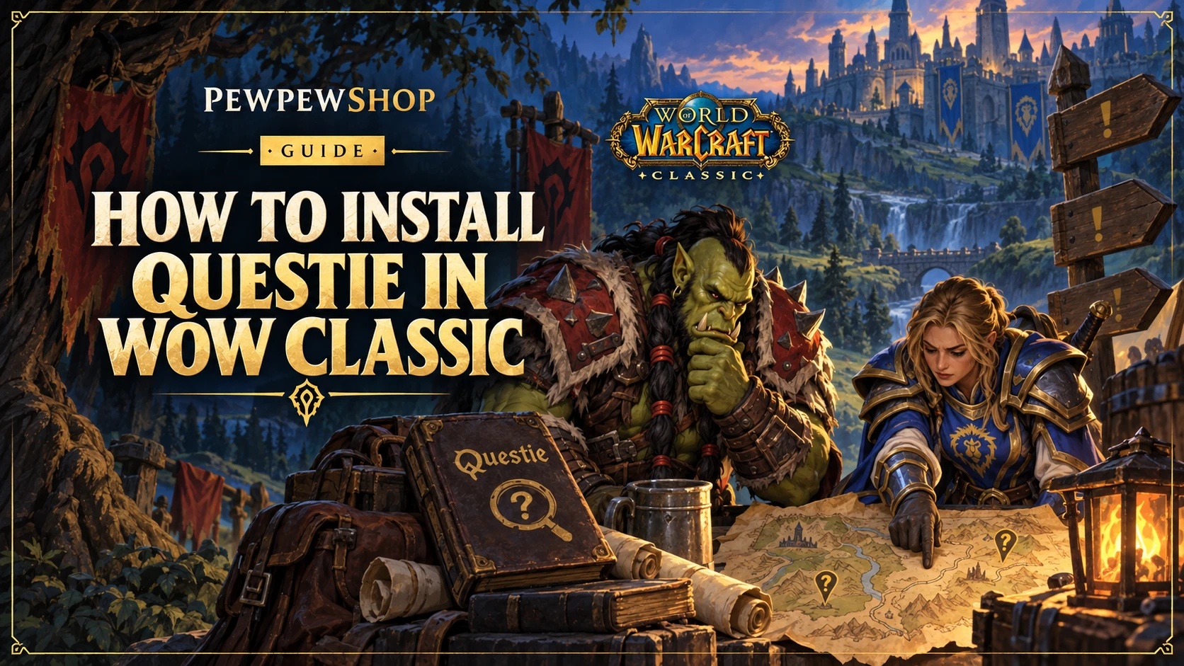 How to Install Questie in WoW Classic (Step by Step) — PEWPEWSHOP boosting guide