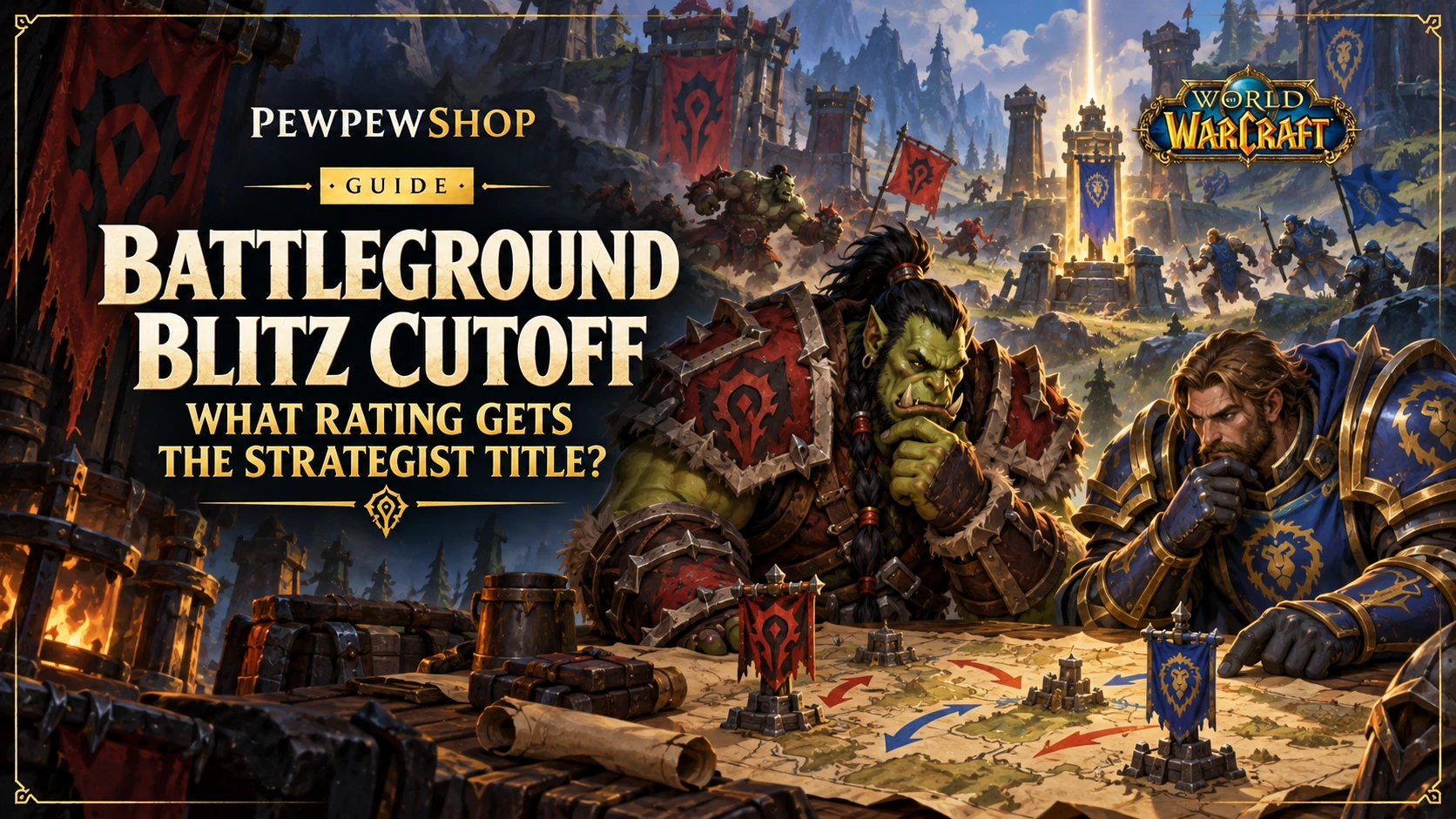 Battleground Blitz Cutoff: What Rating Gets the Strategist Title? — PEWPEWSHOP boosting guide