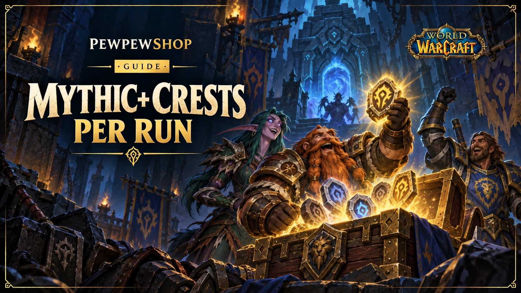 How Many Crests Do You Get From a Mythic+ Run? — PEWPEWSHOP boosting guide