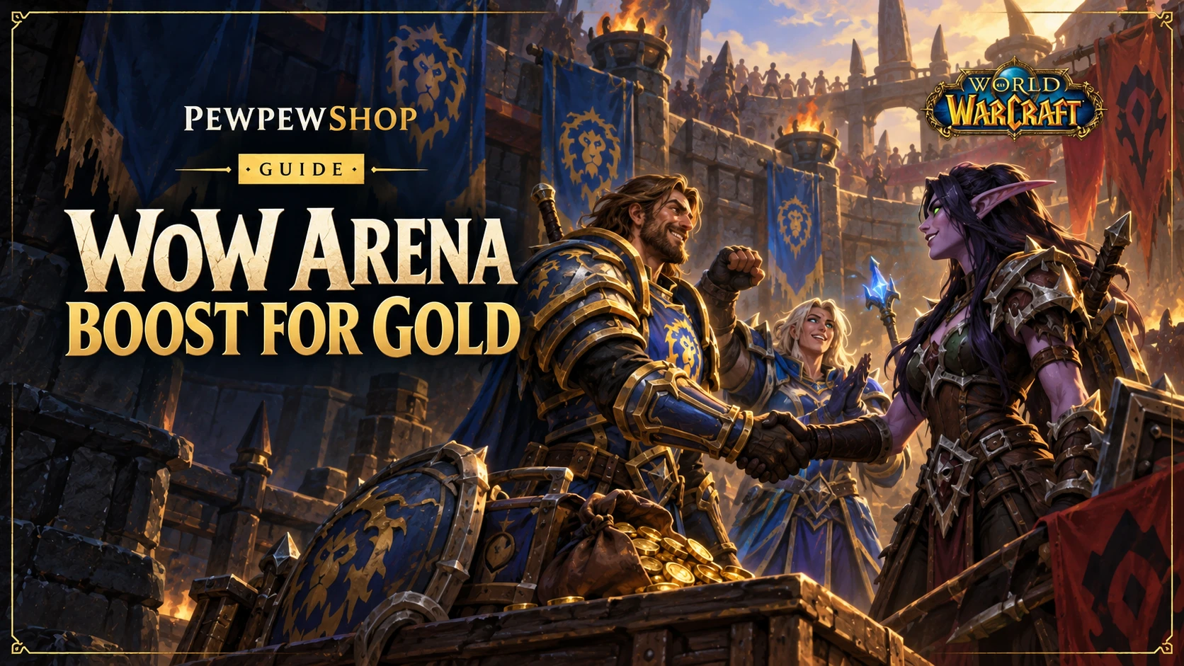 WoW Arena Boost for Gold: Is It Allowed and What It Costs — PEWPEWSHOP boosting guide