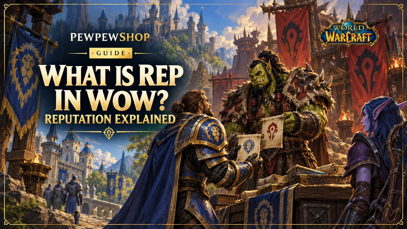 What Is Rep in WoW? Reputation Explained — PEWPEWSHOP boosting guide