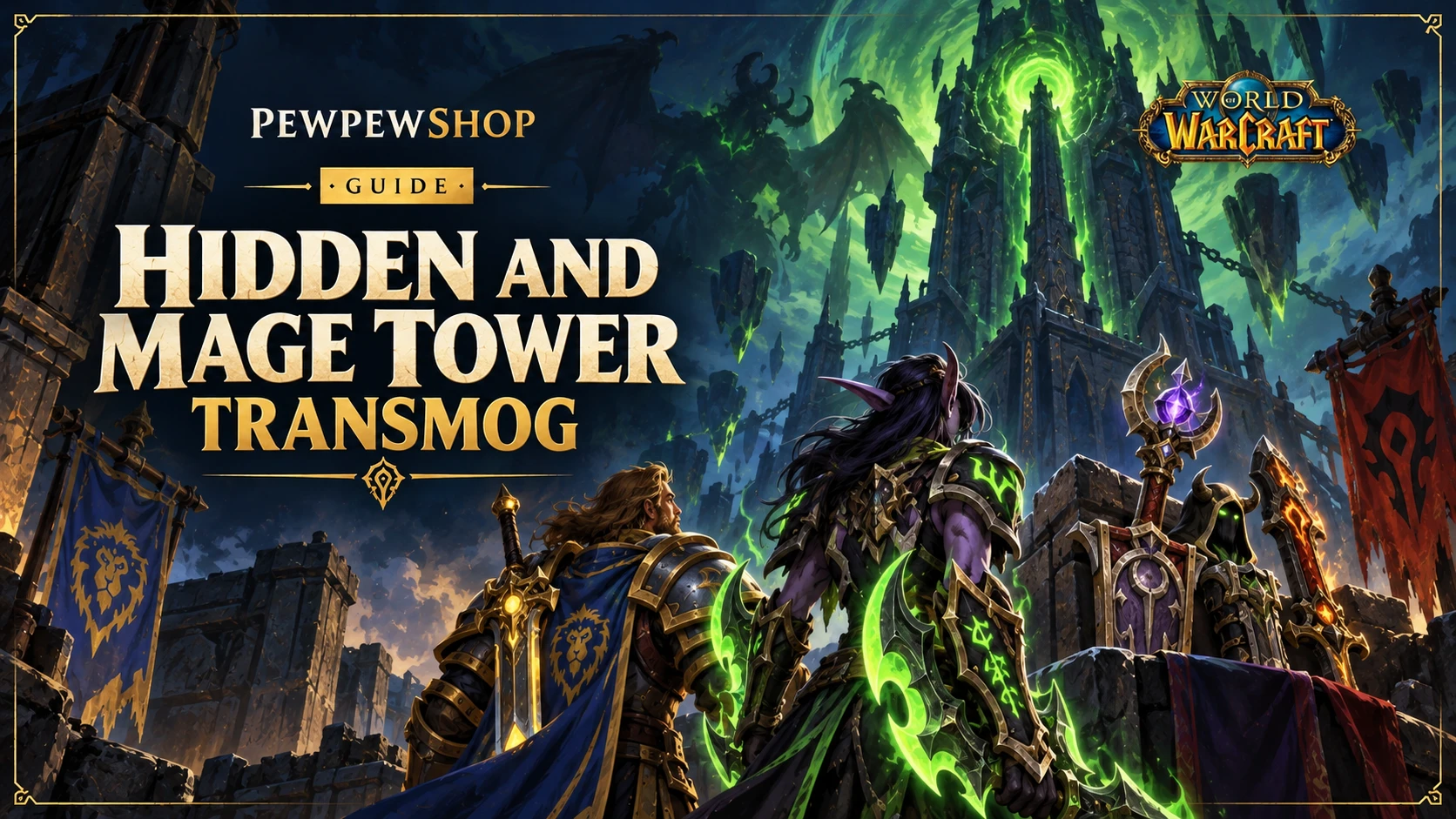 Hidden and Mage Tower Transmog: Chasing the Rarest Looks — PEWPEWSHOP boosting guide