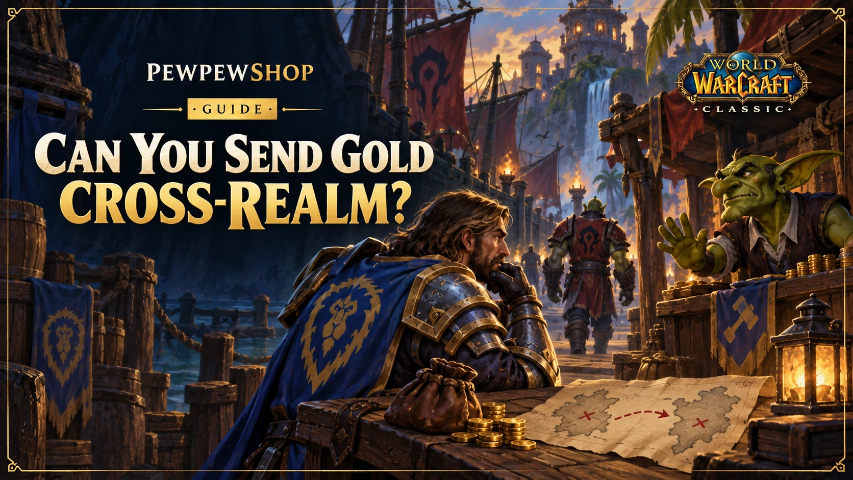 Can You Send Gold Cross-Realm in WoW Classic? — PEWPEWSHOP boosting guide