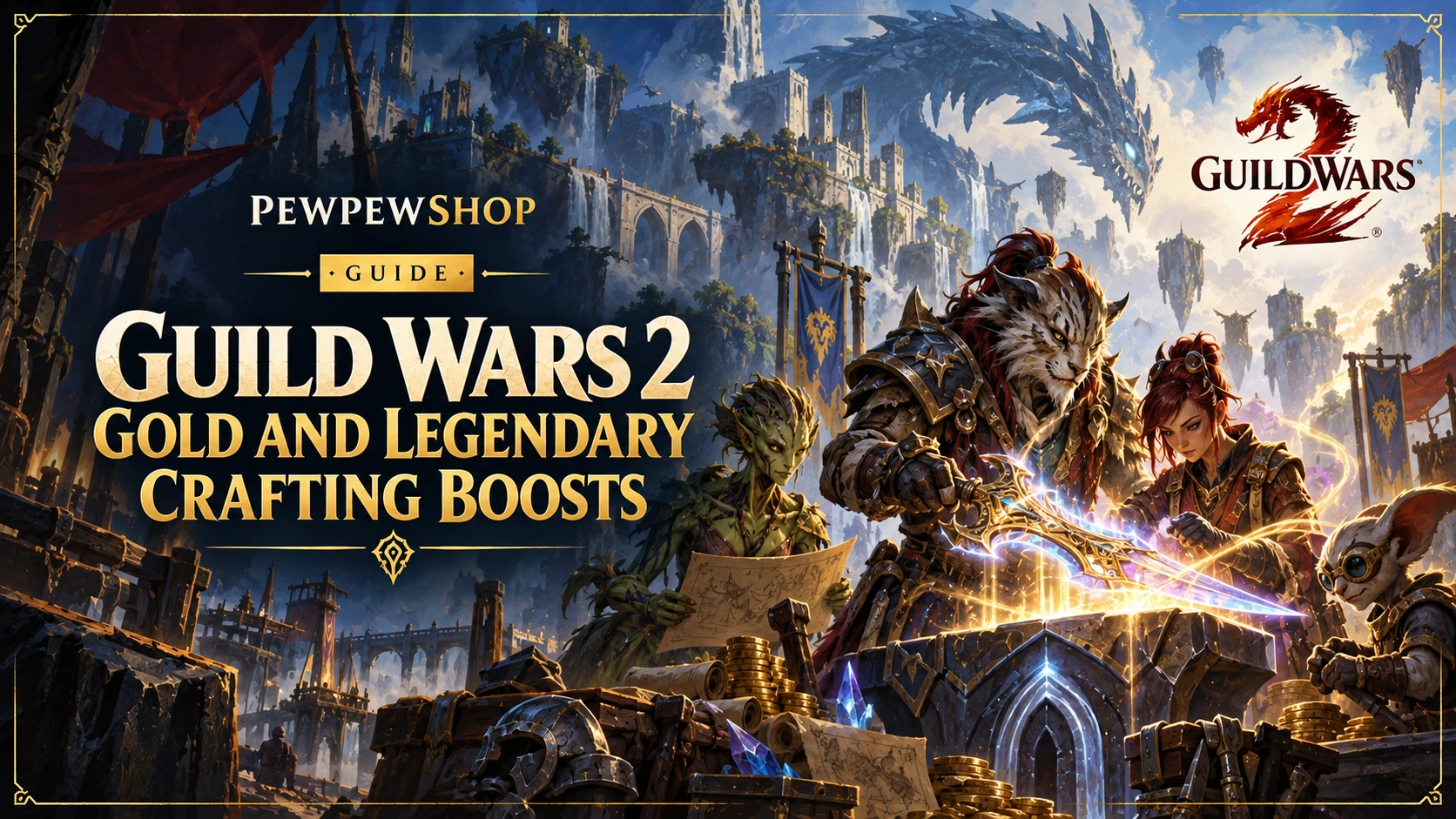 Guild Wars 2 Gold and Legendary Crafting Boosts: A Practical Guide — PEWPEWSHOP boosting guide