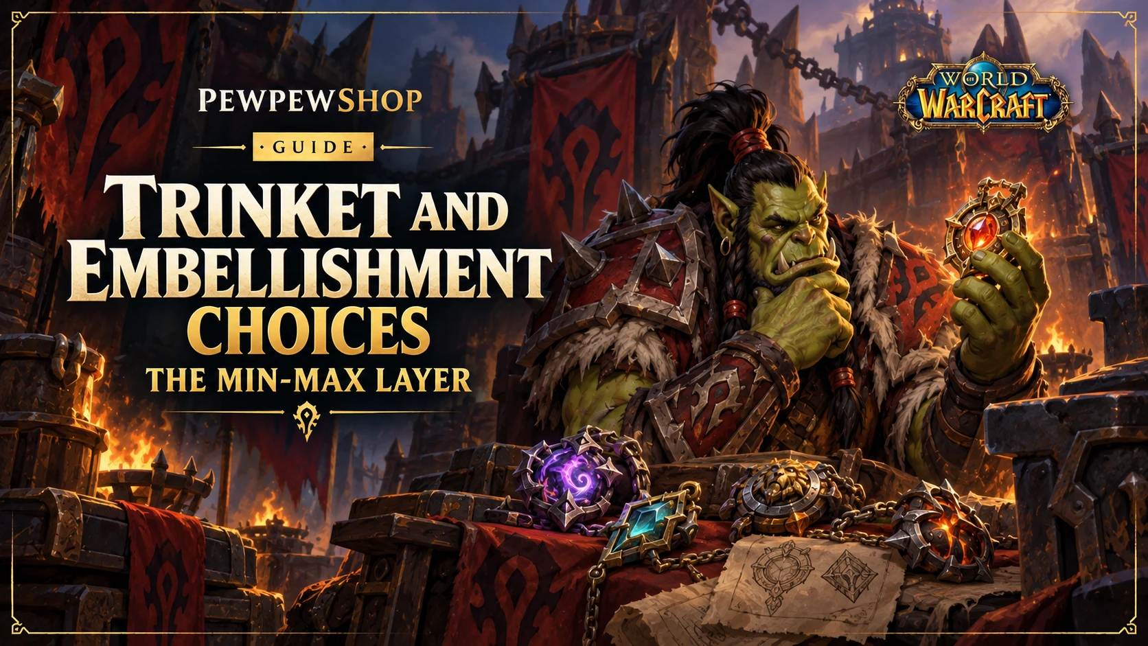 WoW Trinket and Embellishment Choices: The Min-Max Layer — PEWPEWSHOP boosting guide