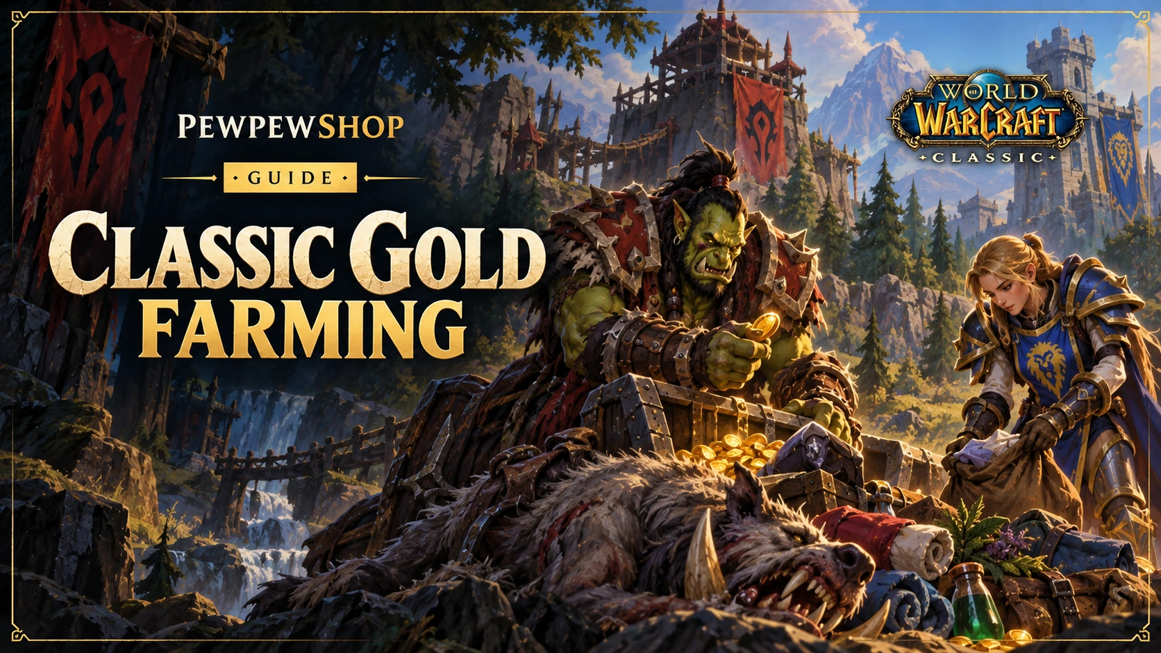 Classic Gold Farming: Reliable Spots That Still Work — PEWPEWSHOP boosting guide