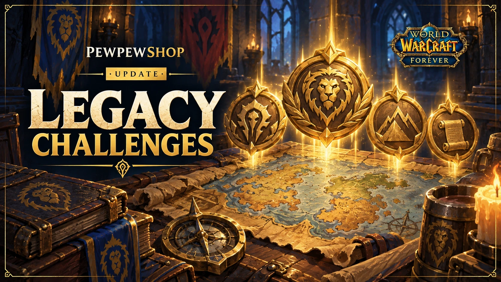 WoW: Forever Legacy Challenges: All 65 and How to Earn Each Point — PEWPEWSHOP boosting guide