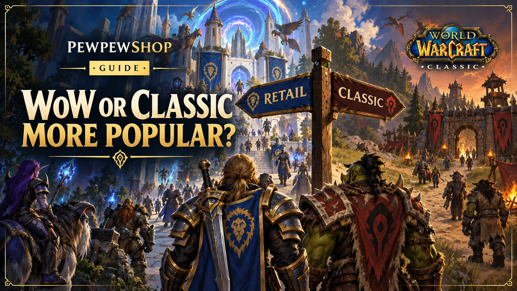 Is WoW or WoW Classic More Popular? The Honest Answer — PEWPEWSHOP boosting guide