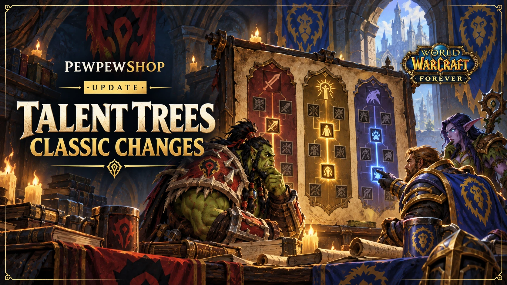 WoW: Forever Talent Trees — What Changes From Classic — PEWPEWSHOP boosting guide