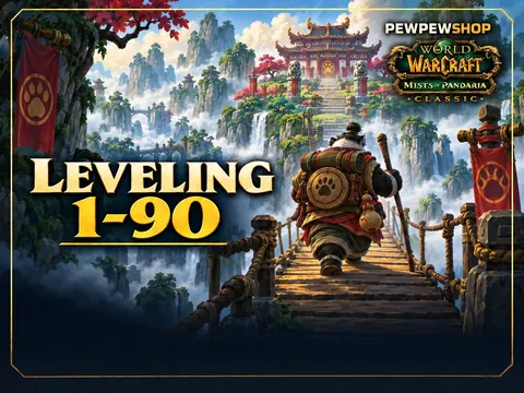 1-90 Character Leveling — boost