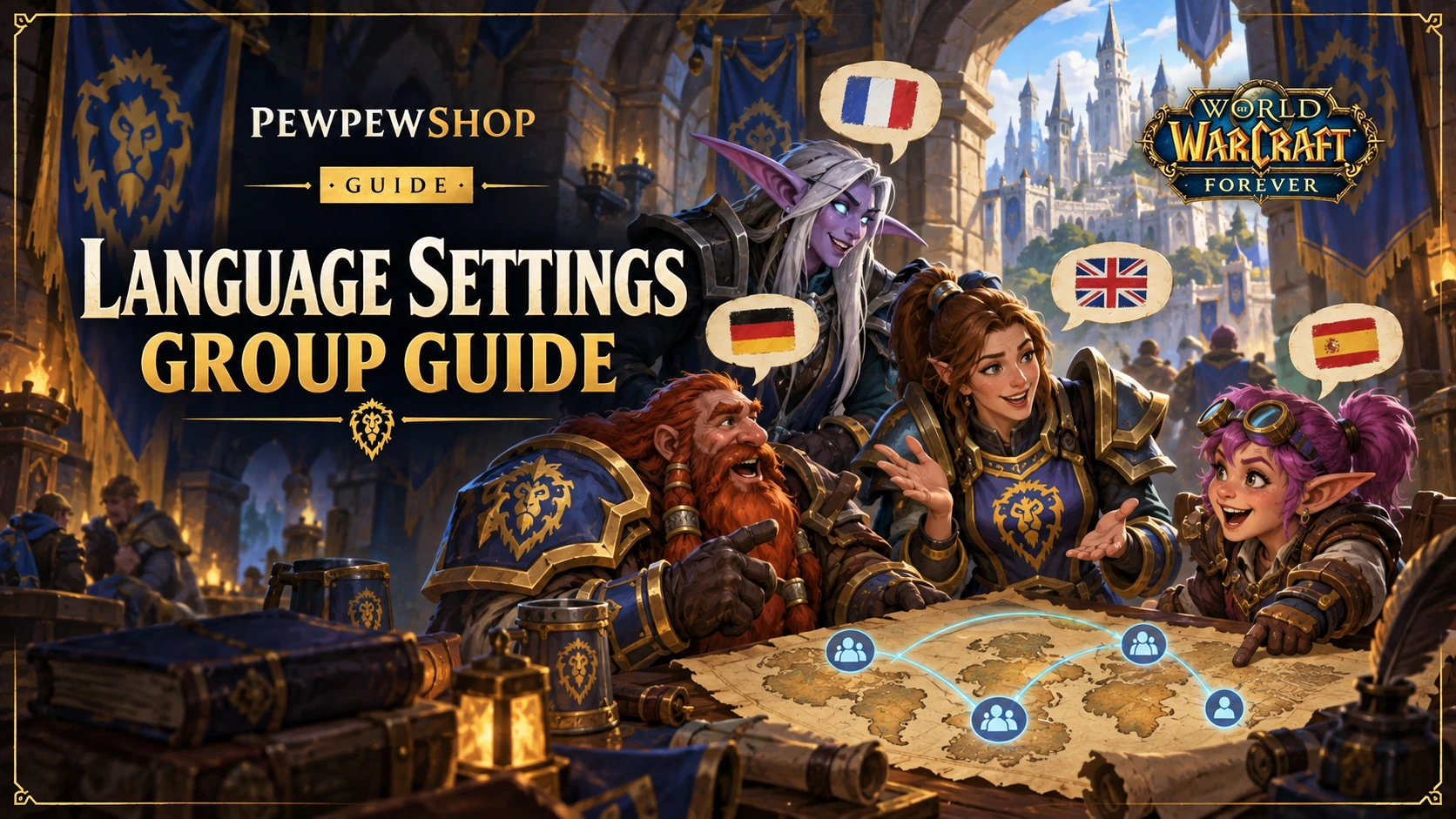 Language Preference in WoW: Forever — How You Find Players Who Speak Your Language — PEWPEWSHOP boosting guide