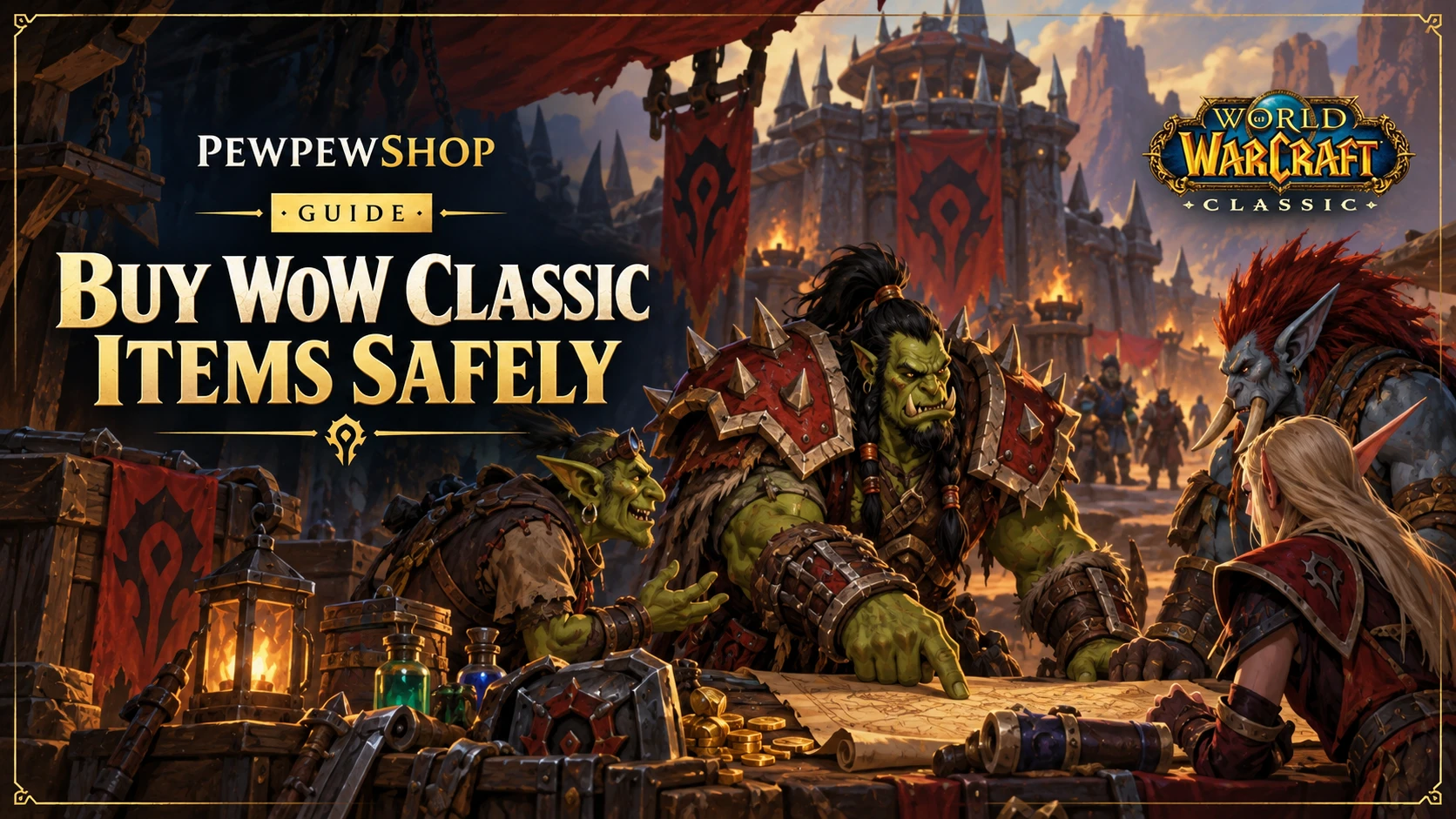 Buy WoW Classic Items: How It Works & What's Safe — PEWPEWSHOP boosting guide