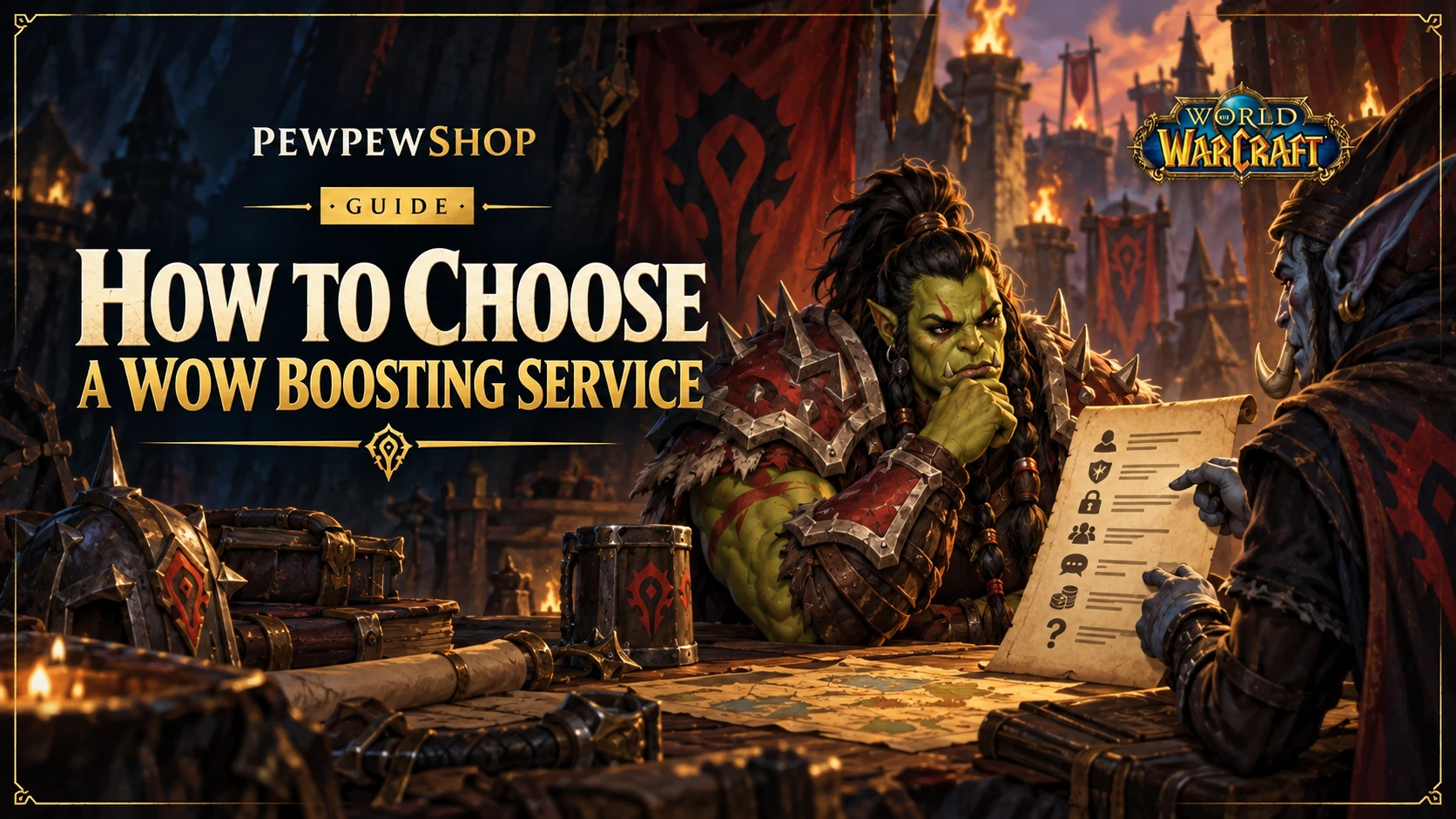 How to Choose a WoW Boosting Service: 7 Questions to Ask Before You Pay — PEWPEWSHOP boosting guide