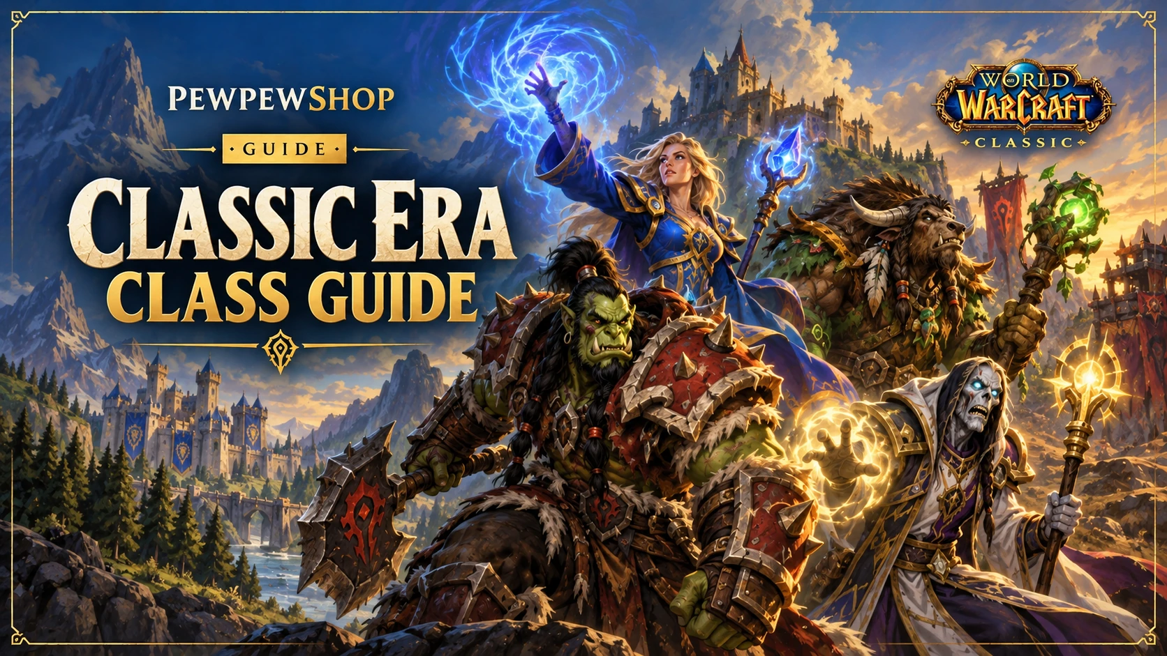 WoW Classic Era Classes: All Nine Explained and Which to Play — PEWPEWSHOP boosting guide