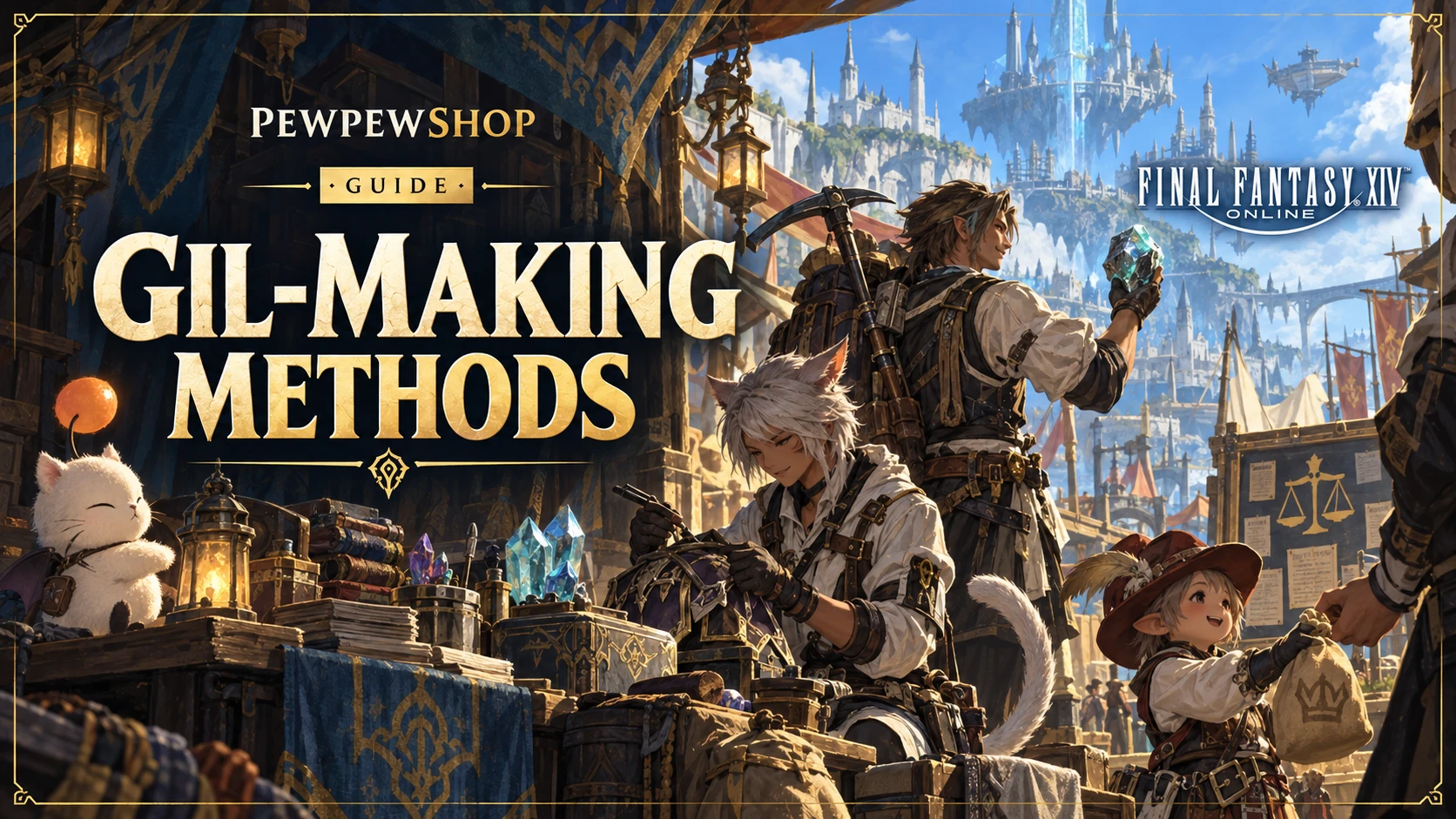 FFXIV Gil-Making Methods That Actually Work in 2026 (Dawntrail Patch 7.2) — PEWPEWSHOP boosting guide