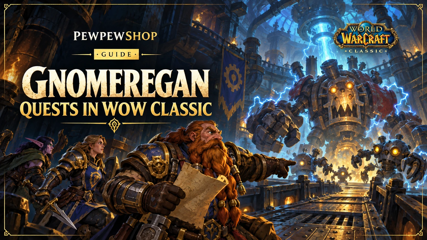 Classic Gnomeregan Quests: Full List & Givers — PEWPEWSHOP boosting guide