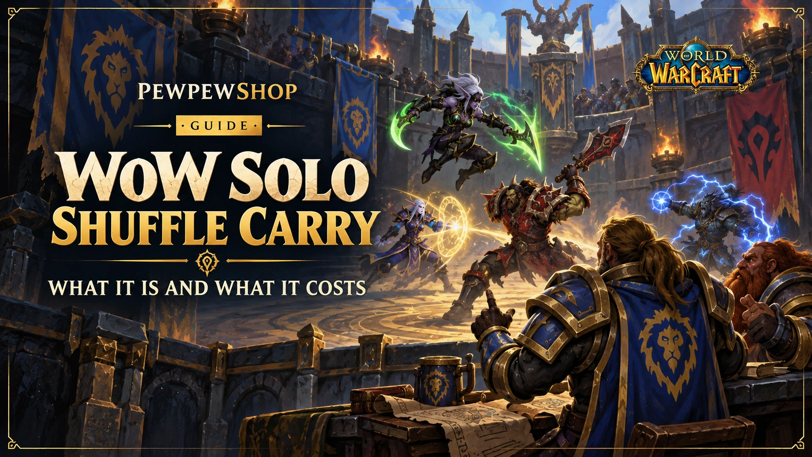 WoW Solo Shuffle Carry: What It Is and What It Costs — PEWPEWSHOP boosting guide