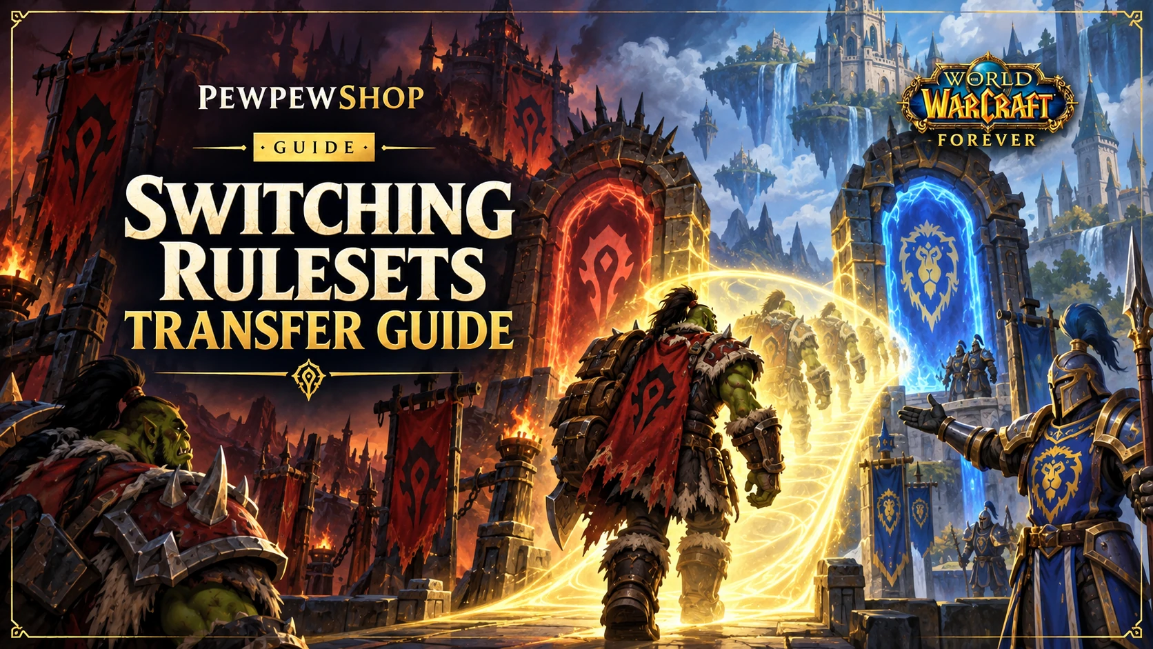 Can You Switch Rulesets in WoW: Forever? Only via Character Transfer — PEWPEWSHOP boosting guide