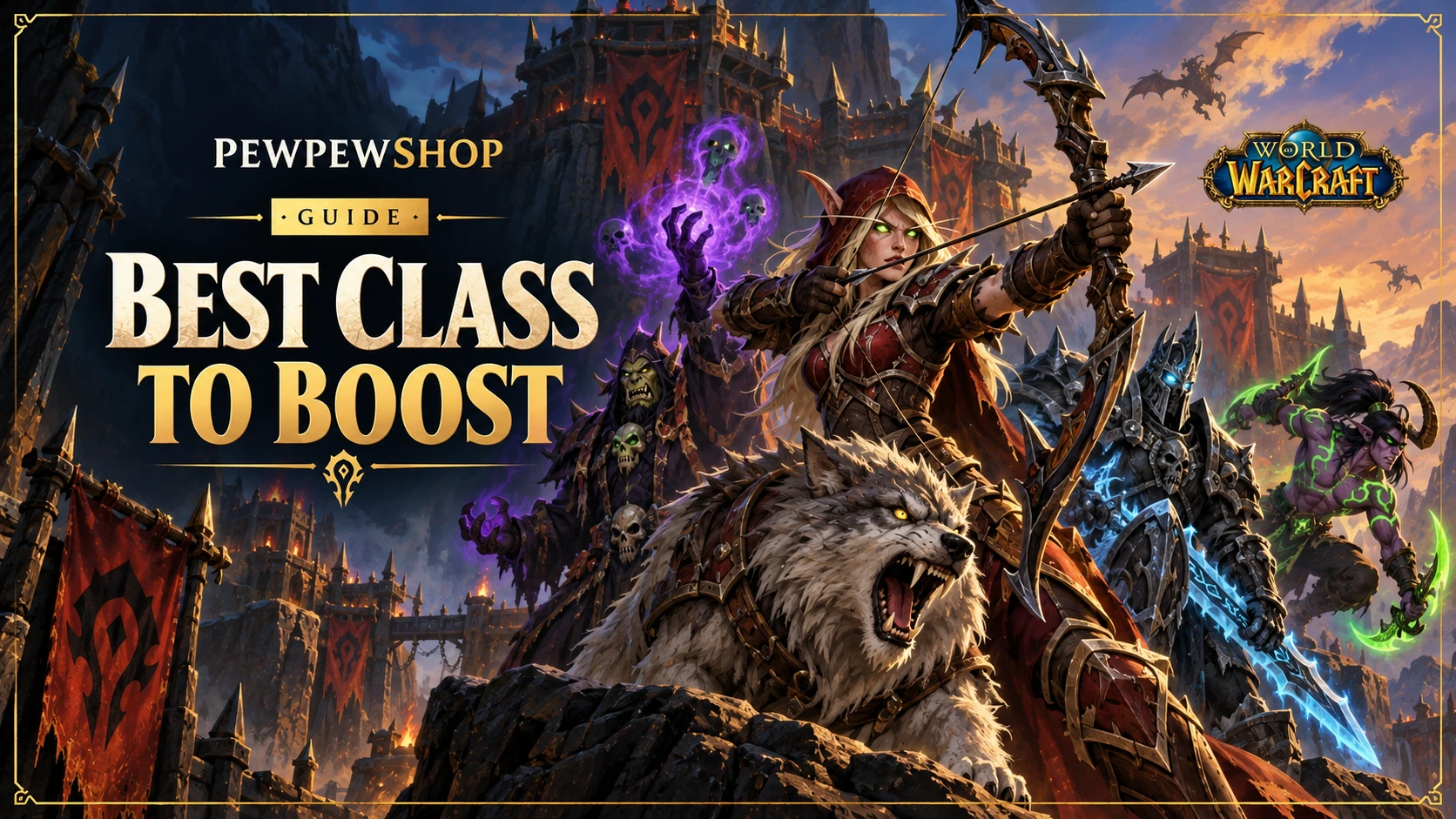 WoW Best Class to Boost: Top Picks Ranked — PEWPEWSHOP boosting guide