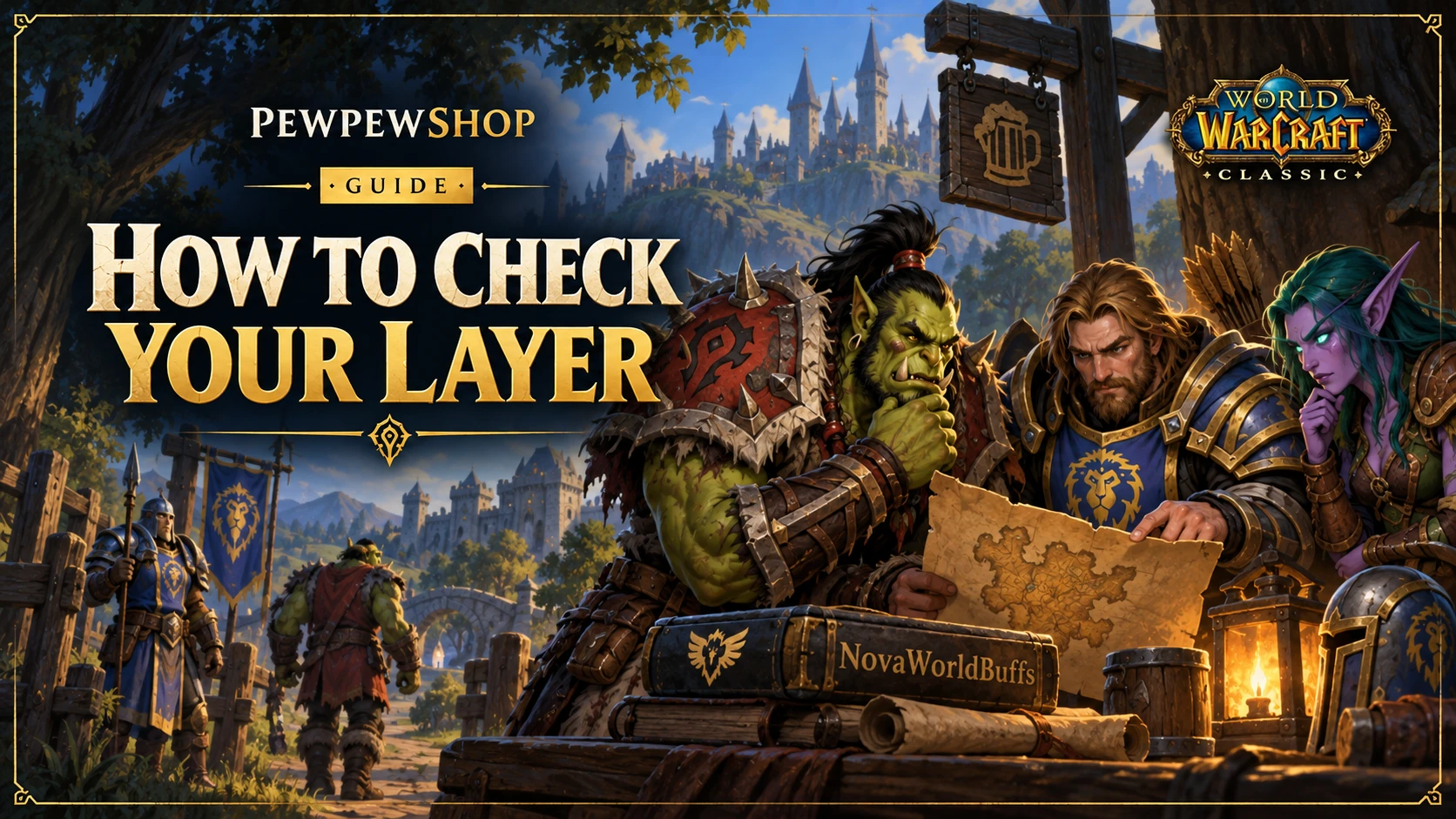 How to Check Your Layer in WoW Classic — PEWPEWSHOP boosting guide