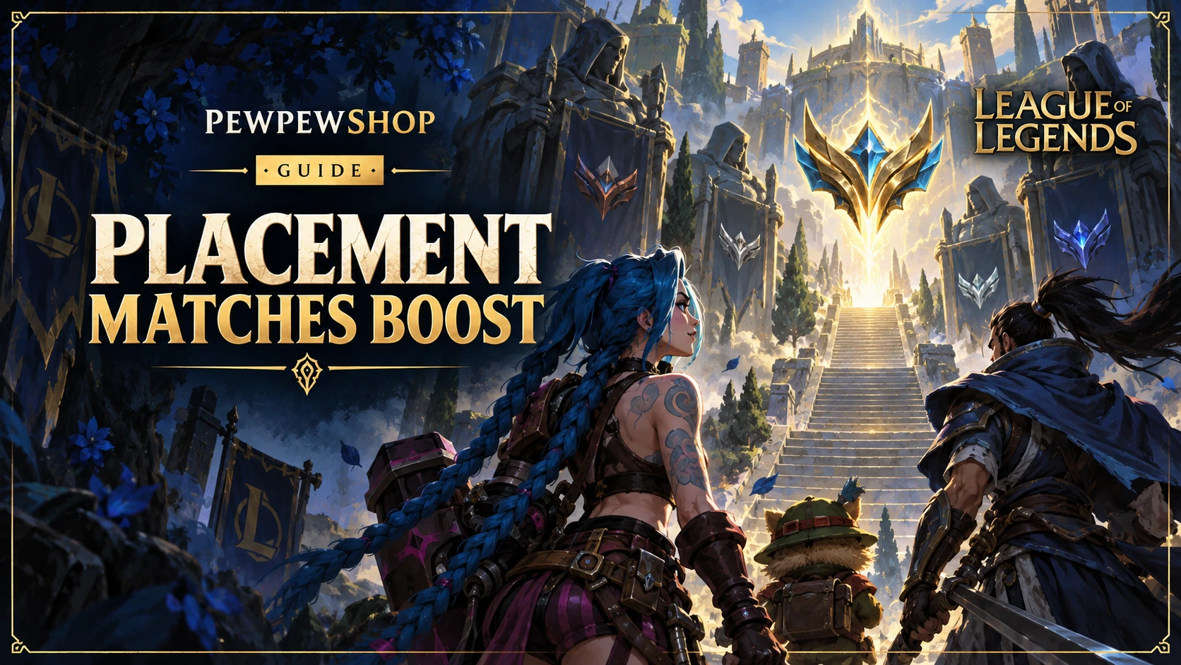 League of Legends placement matches boost: how it works and when to use it — PEWPEWSHOP boosting guide