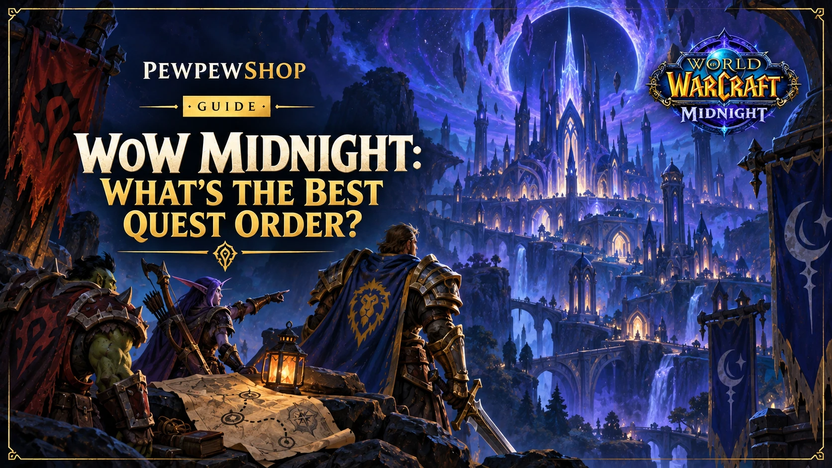 WoW Midnight: What's the Best Quest Order? — PEWPEWSHOP boosting guide