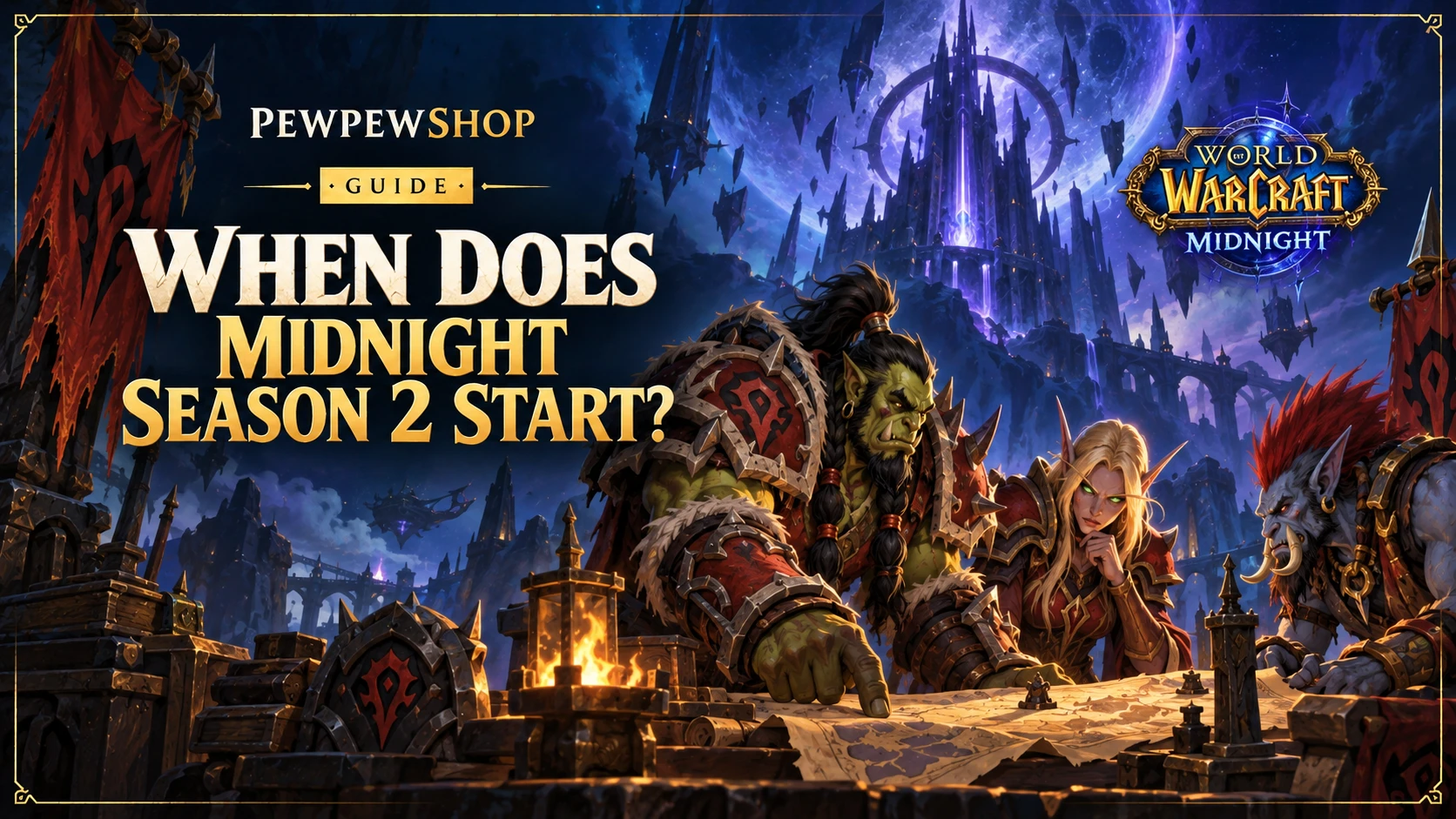 When Does WoW Midnight Season 2 Start? — PEWPEWSHOP boosting guide