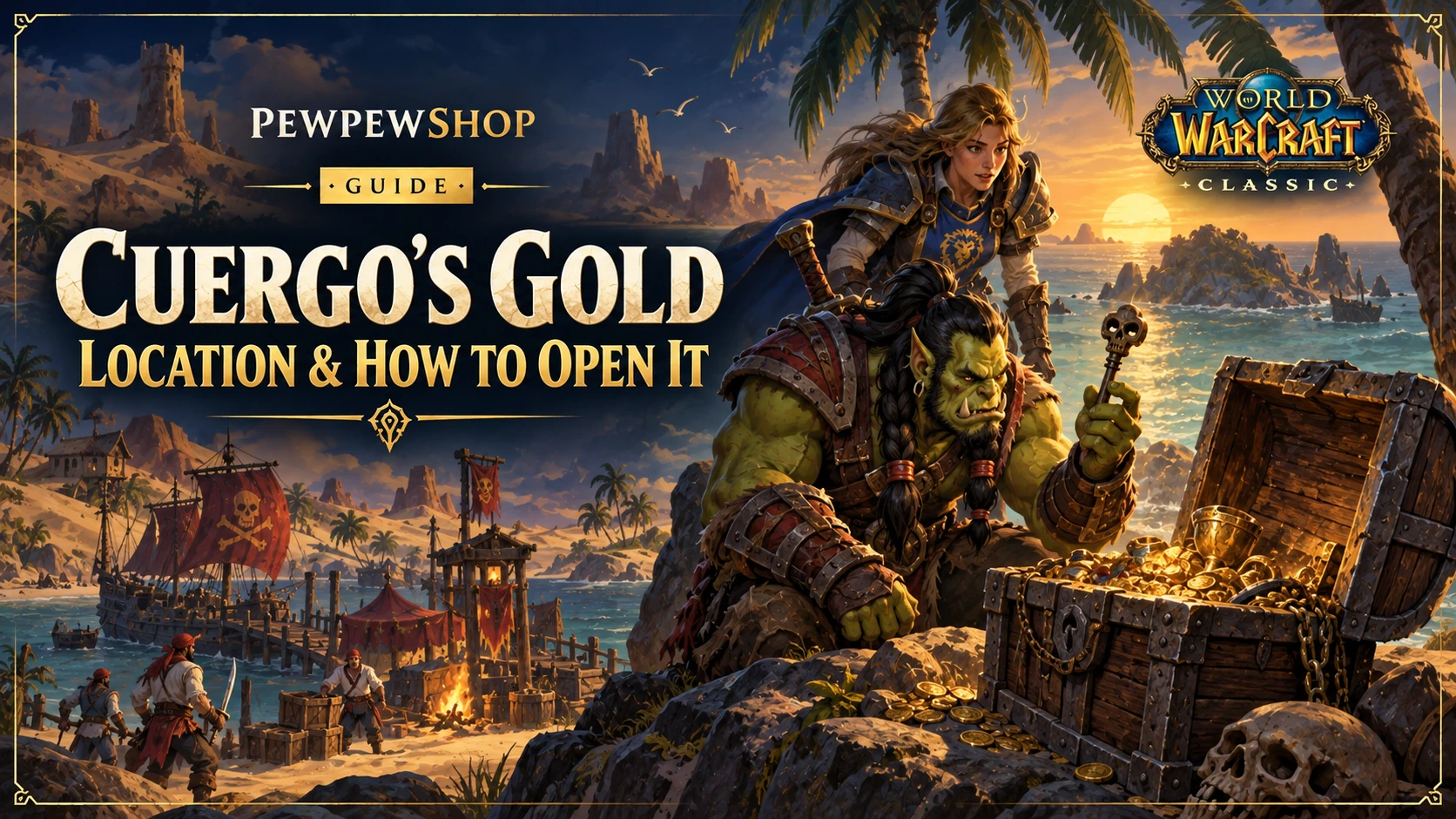 Cuergo's Gold in WoW Classic: Location & How to Open It — PEWPEWSHOP boosting guide
