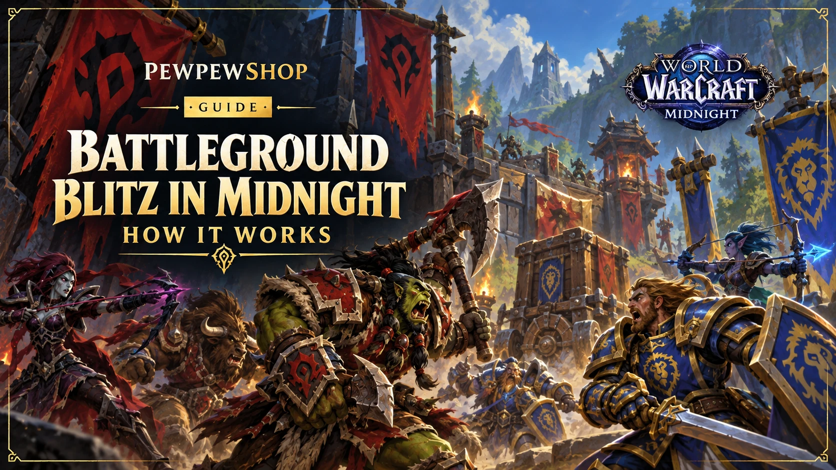 Battleground Blitz in Midnight: How It Works — PEWPEWSHOP boosting guide