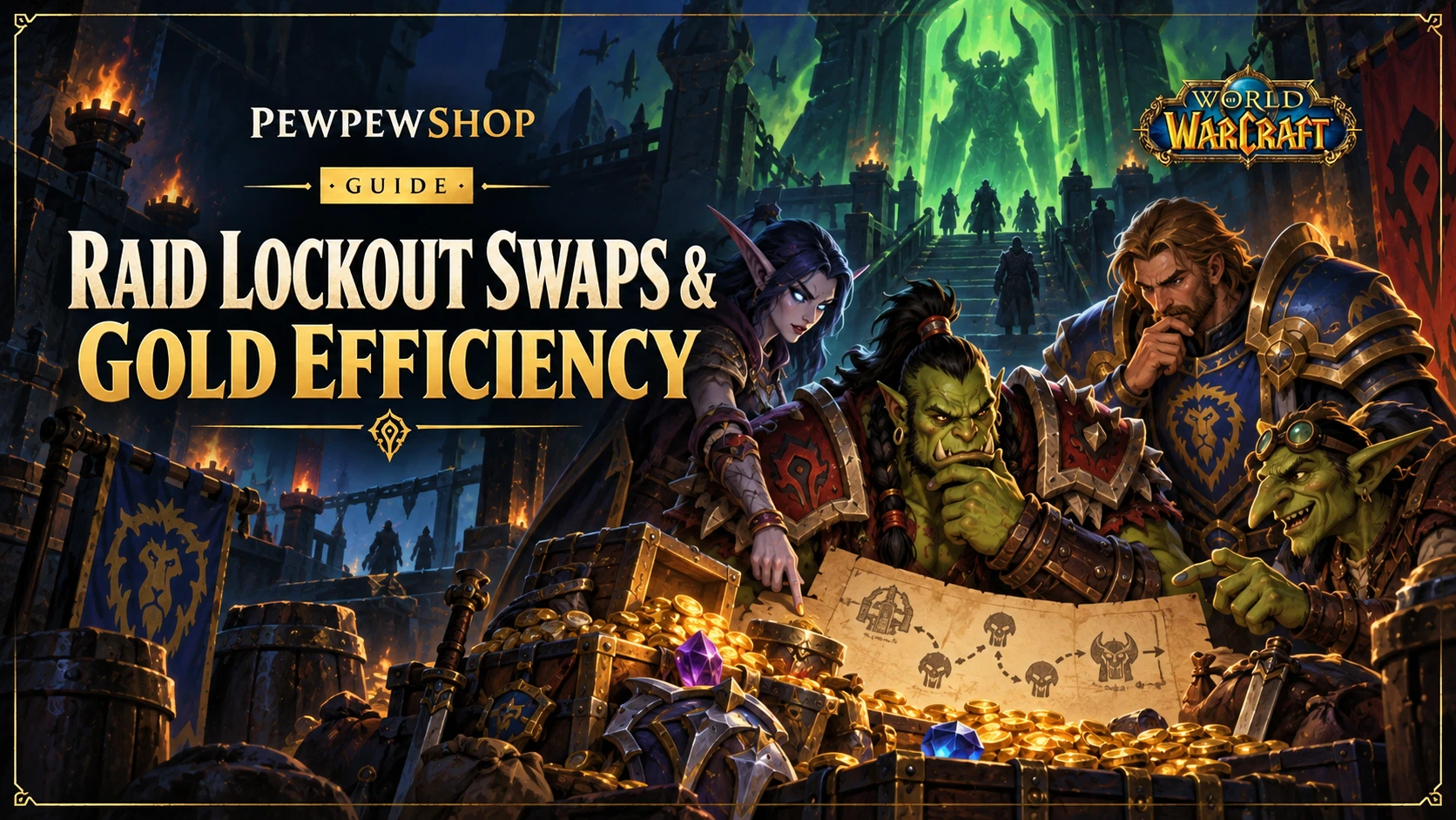 Raid Lockout Swaps & Gold Efficiency: Gold Per Boss Explained — PEWPEWSHOP boosting guide