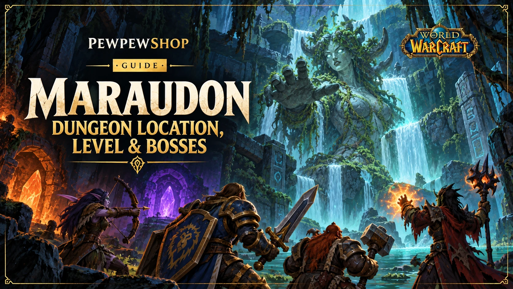 Maraudon WoW: Dungeon Location, Level & Bosses — PEWPEWSHOP boosting guide